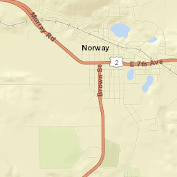 U.S. 8, Norway, MI 49870 Street Map