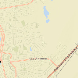 Saint-Jérôme Street Map