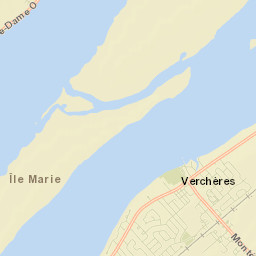 Verchères Street Map