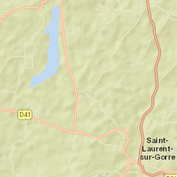 Saint-Laurent-sur-Gorre Street Map