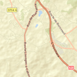 Condat-sur-Vienne Street Map