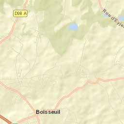 Boisseuil Street Map