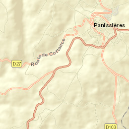 Panissières Street Map