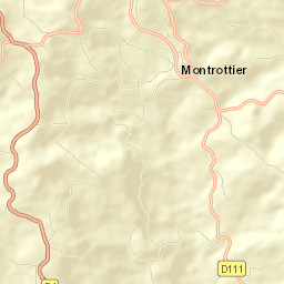 Montrottier Street Map
