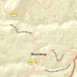 Bessenay Street Map