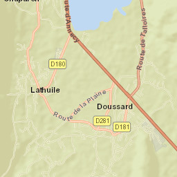 Doussard Street Map