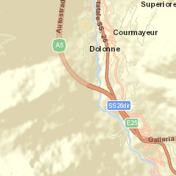 Courmayeur Street Map