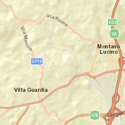 Montano Lucino Street Map