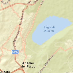 Alserio Street Map