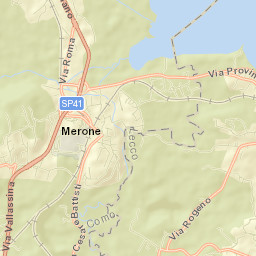 Merone Street Map