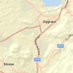 Oggiono Street Map