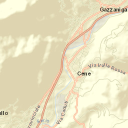 Gazzaniga Street Map