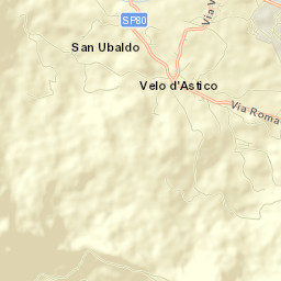 Velo d'Astico Street Map