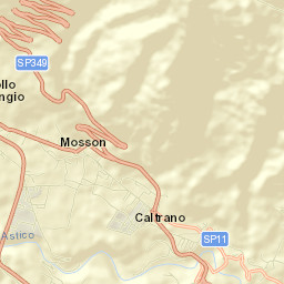 Caltrano Street Map