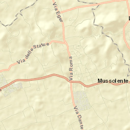 Mussolente Street Map