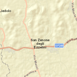 San Zenone degli Ezzelini Street Map
