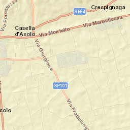 Asolo Street Map