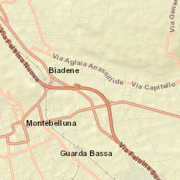 Montebelluna Street Map