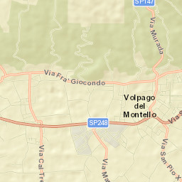 Venegazzù Street Map