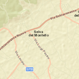 Giavera del Montello Street Map