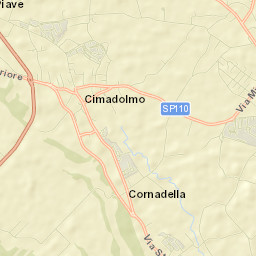 Cimadolmo Street Map