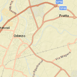 Oderzo Street Map