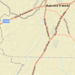 Annone Veneto Street Map