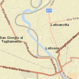 Latisana Street Map
