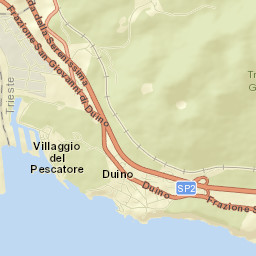 Duino Street Map