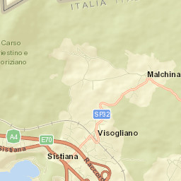 Sistiana-Visogliano Street Map