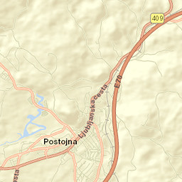 Postojna Street Map