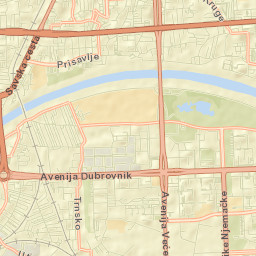 Novi Zagreb Street Map