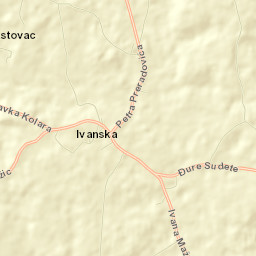 Ivanska Street Map