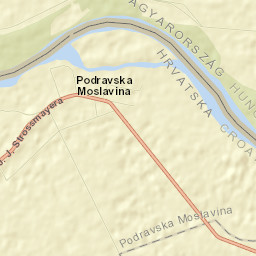 Podravska Moslavina Street Map