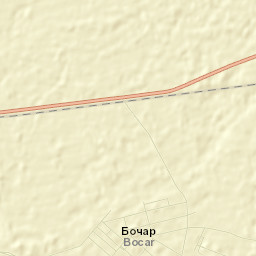 Bočar Street Map