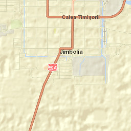 Oraş Jimbolia Street Map