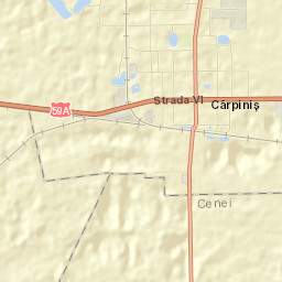 Cărpiniş Street Map