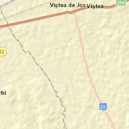 Viștea de Jos Street Map