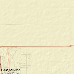 Razdol’noye Street Map