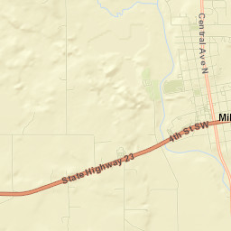 Milaca Street Map