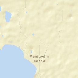 Manitoulin District Street Map