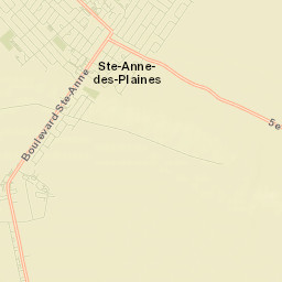 Sainte-Anne-des-Plaines Street Map