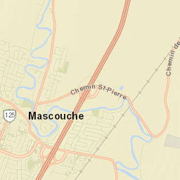 Mascouche Street Map