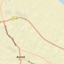 Arvert Street Map