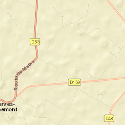 Cherves-Richemont Street Map