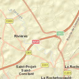 La Rochefoucauld Street Map