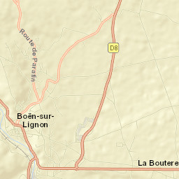 Boën-sur-Lignon Street Map