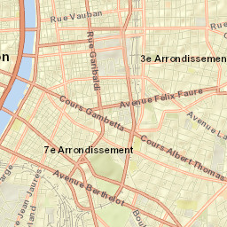 Lyon Street Map