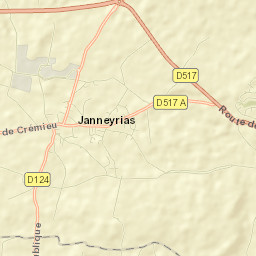 Janneyrias Street Map