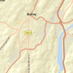 Belley Street Map